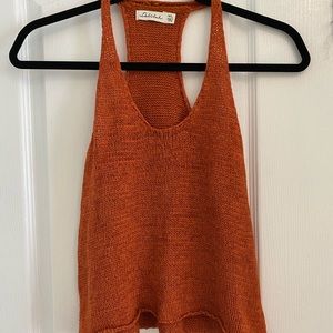 🍄 3/$30 NWOT Cropped knit Delilah tank